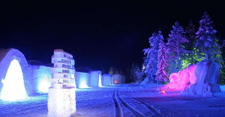 Levi: Snow Village Guided Tour - The ride from Levi and the pickup details