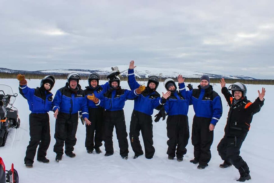 Levi: Snowmobile Safari to the Levi Nature - How the family arrangement works