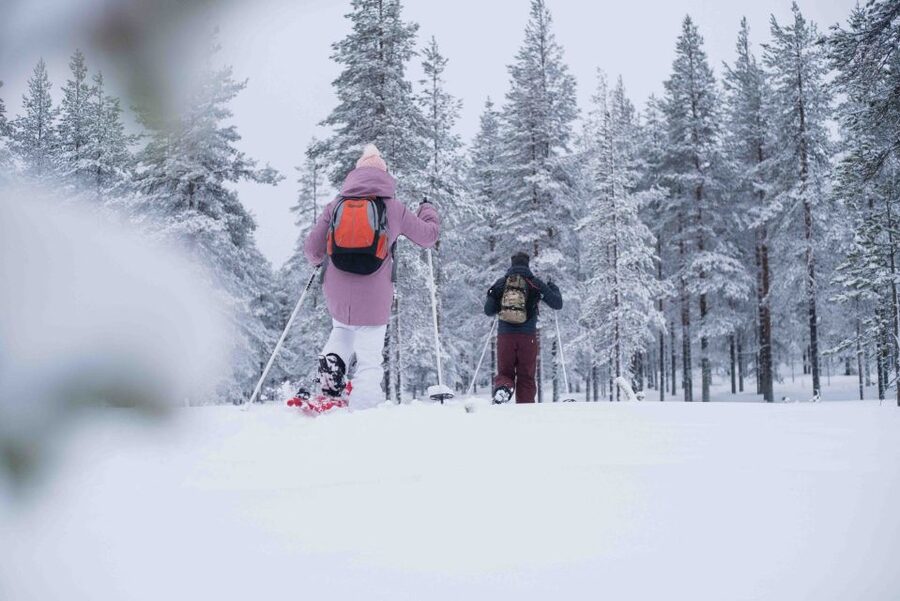 Levi: Snowshoe Adventure in the Wilderness - The Campfire Break and Barbecue Pause