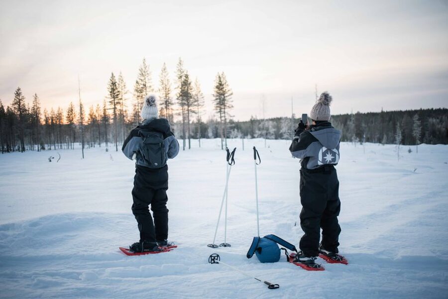 Levi: Snowshoe Adventure in the Wilderness - Returning to Sirkka After Three and a Half Hours