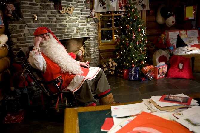 Meet Santa Claus & Santa's Reindeer Ride & Greet Huskies - Crossing the Arctic Circle