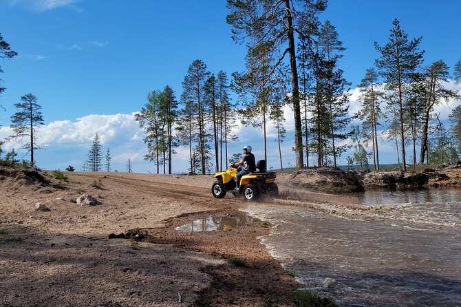 Midnight Sun ATV Ride During the Golden Hour from Rovaniemi - Starting at 8 pm in central Rovaniemi
