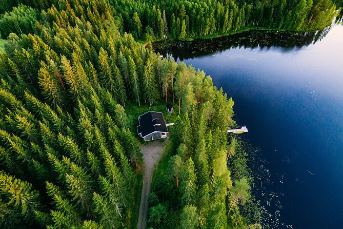 Midnight Sun Floating Experience in Forest Lake - The Midnight Sun at Its Best