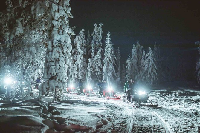 Night Snowmobile Safari, Rovaniemi - Searching for the Northern Lights
