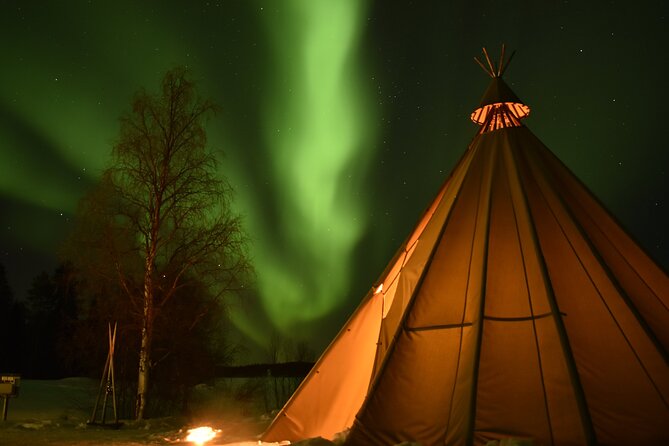 Night Snowmobile Safari, Rovaniemi - Riding from twilight toward midnight