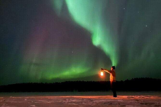 Northern Lights Adventure in the Wild with Campfire Treats - Leaving Levi for a darker sky