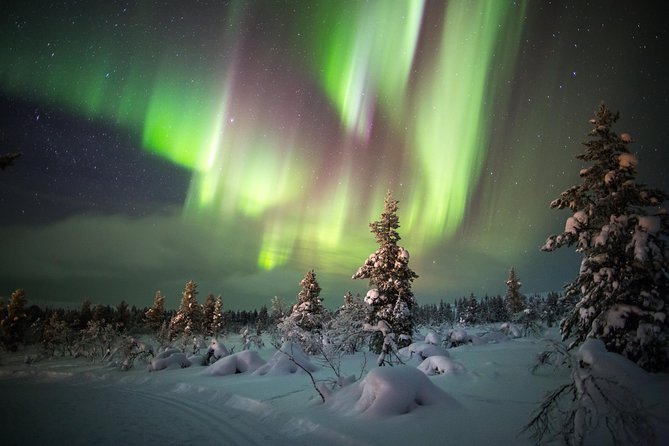Northern Lights Hunting with Snowmobiles - Getting ready for the snowmobile ride