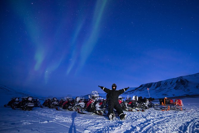 Northern Lights Hunting with Snowmobiles - Learning about the aurora with Joel or Joe
