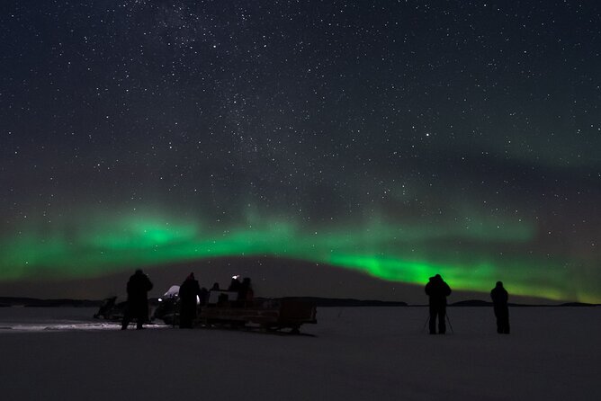 Northern lights tour to Lake Inari from Ivalo, Reindeers & Dinner - From Ivalo to Koppelo after dark