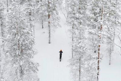 Private Driving Snow Scooters Experience in Finland