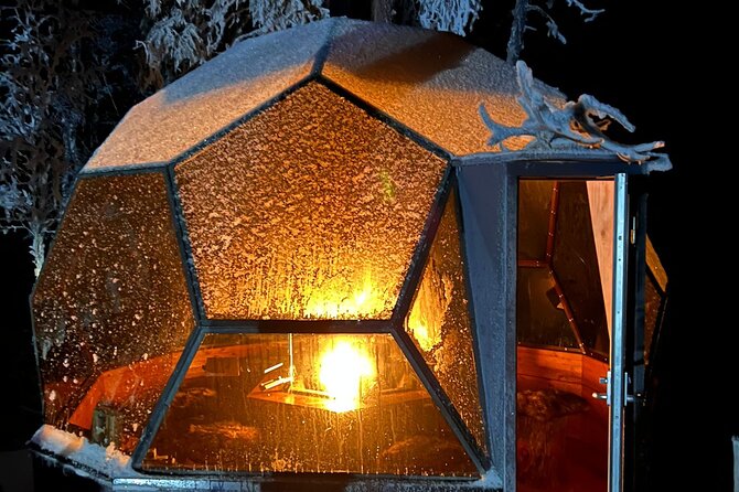 PRIVATE Glass Igloo Dinner Under Northern Lights - A private evening beyond central Rovaniemi