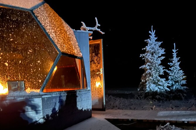 PRIVATE Glass Igloo Dinner Under Northern Lights - Pickup from any Rovaniemi location