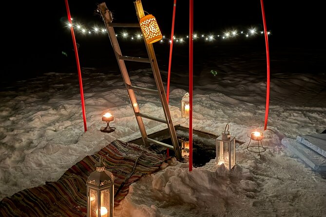 Private Traditional Sauna, Ice Dip and Dinner in the Wilderness - Northern Lights: a welcome possibility