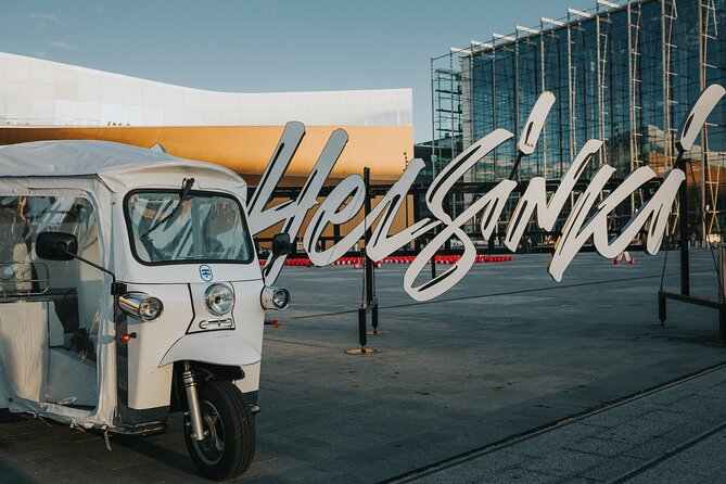 Private TukTuk guided Tour in Helsinki 2,5 hrs - Railway Station, Olympic Stadium, and the city’s grand public buildings