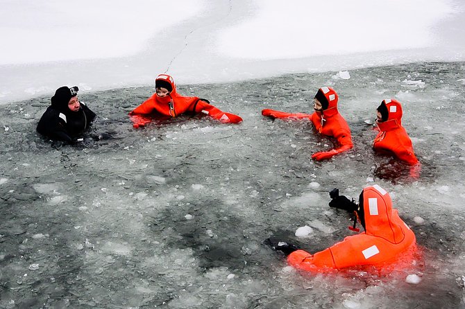 Redrib survival suit experience - When there is ice on the water
