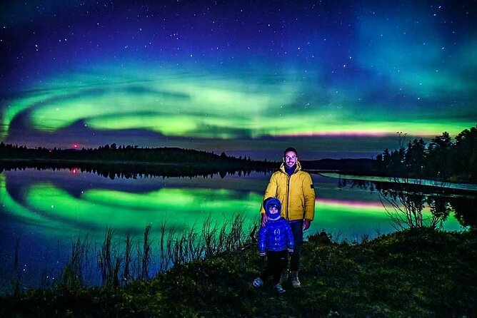 Reflections of the Northern Lights - Photography help from Joey and the camera team