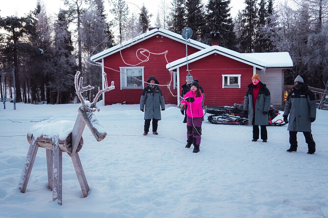 Reindeer Husbandry with Snowmobile Sleigh Ride and Cabin Lunch - What makes the small group worthwhile
