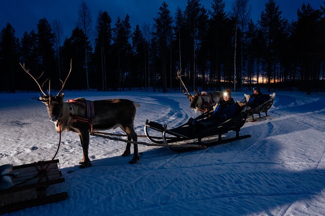 Reindeer Sleigh Ride Across the Night in Apukka Resort Rovaniemi - Getting dressed for three hours outside
