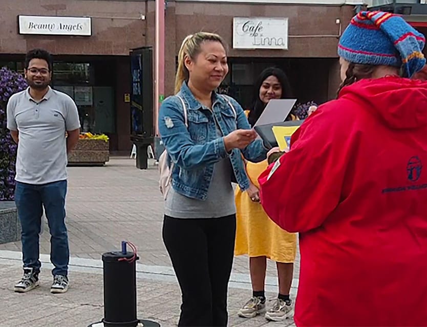 ROVANIEMI CEREMONY - Good Will Celebration in city center - The certificate designed by local artists