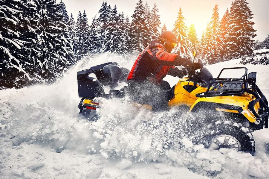 Rovaniemi: Delightful Quad Bike Ride in the Arctic Circle - Riding through the mystical Arctic forest