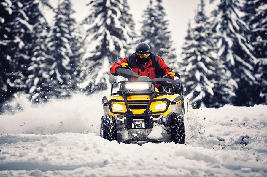 Rovaniemi: Delightful Quad Bike Ride in the Arctic Circle - Stopping for views over the Lappish countryside