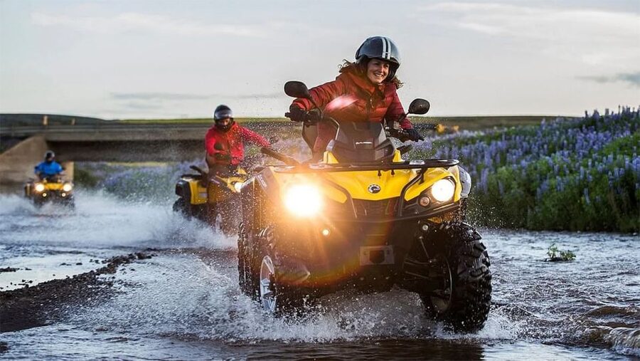 Rovaniemi: Delightful Quad Bike Ride in the Arctic Circle - Sharing the quad bike with another adult