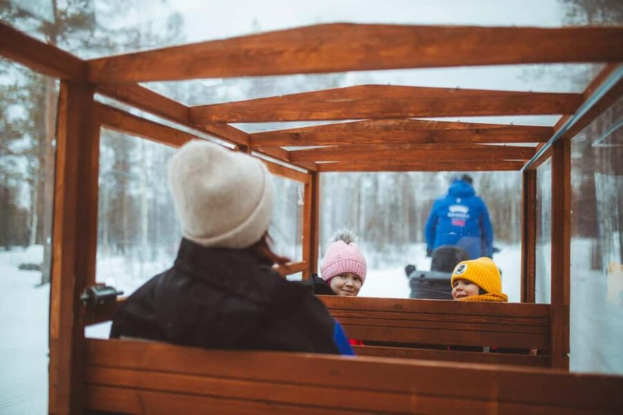 Rovaniemi: Family Snowmobiling Trip - Getting dressed for Arctic conditions