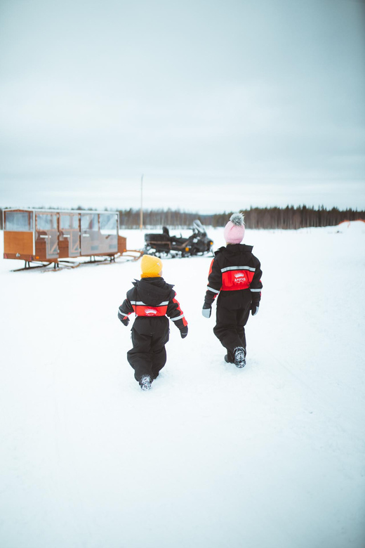 Rovaniemi: Family Snowmobiling Trip - Riding through pine forests and frozen marshlands