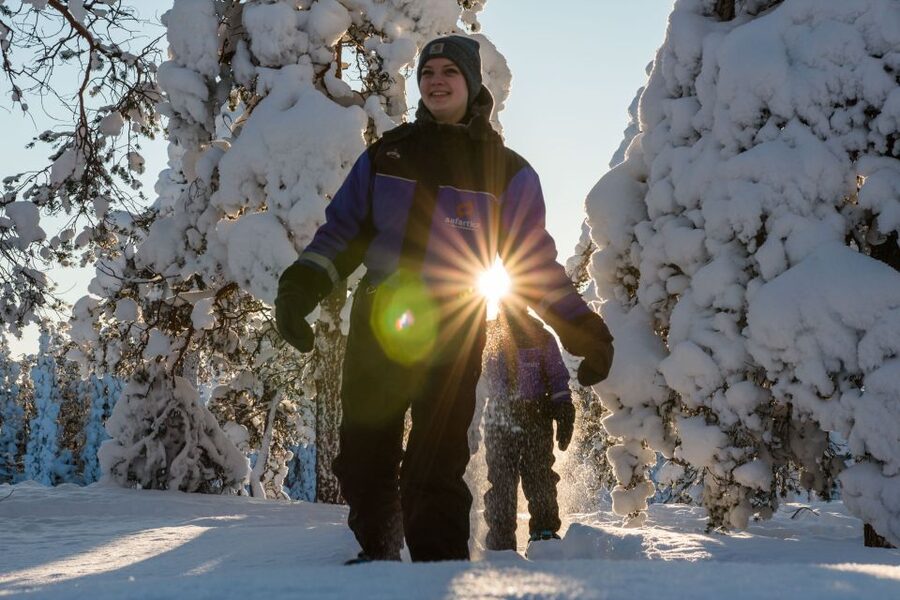Rovaniemi: Guided Lappish Wilderness Snowshoeing Adventure - Warm clothing and hot chocolate