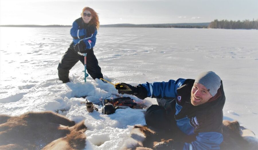 Rovaniemi: Ice-Fishing like a Finn - Fresh fish on the spot