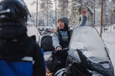 Ice Fishing & Snowmobile Safari Combo Day