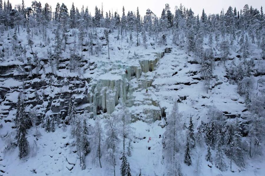 Rovaniemi: Korouoma Canyon and Frozen Waterfalls Tour - Starting with hotel pickup in Rovaniemi