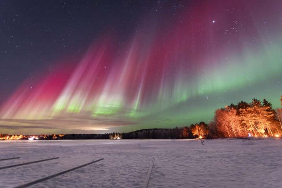 Rovaniemi: Northern Lights Photography Tour & BBQ - Campfire BBQ with reindeer sausage