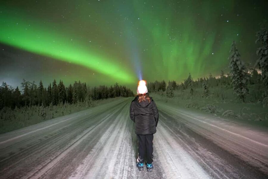 Rovaniemi:Private Aurora Tour-Unlimited Miliage - Searching for the clearest sky
