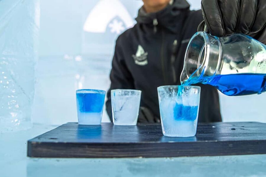 Rovaniemi: Snow Hotel Tour and Ice Restaurant Dinner - The three-course dinner in the Ice Restaurant
