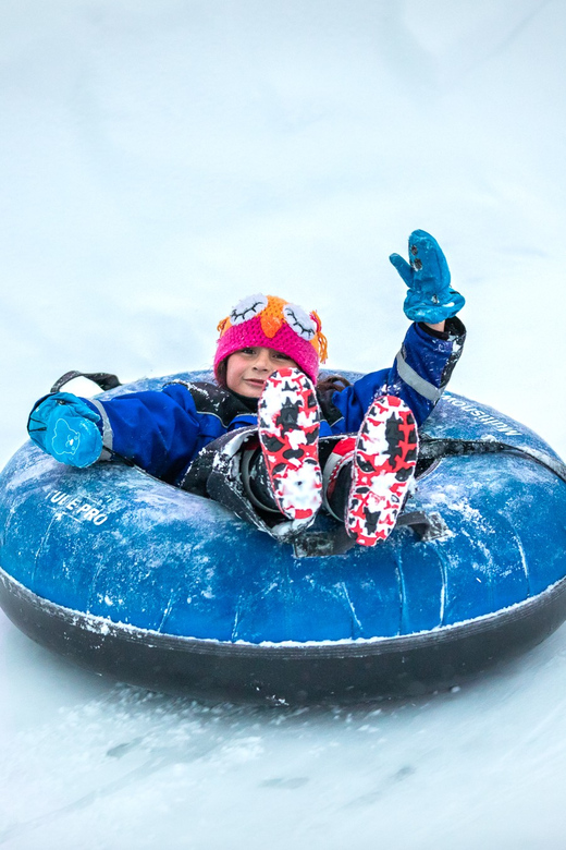 Rovaniemi: Snowman World Entrance Ticket - The snow slides deliver the biggest smiles