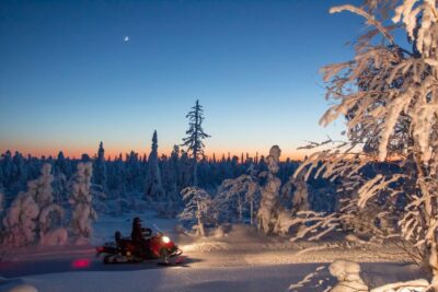 Snowmobile Safari & Campfire Evening Escape