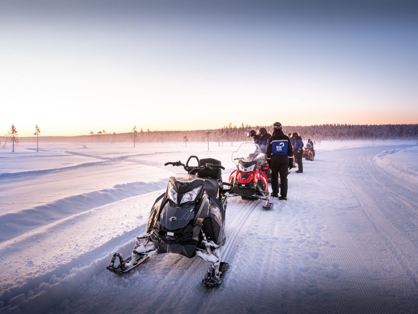 Rovaniemi: Snowmobile Safari into the Arctic Circle Forest - Bringing children in the sled