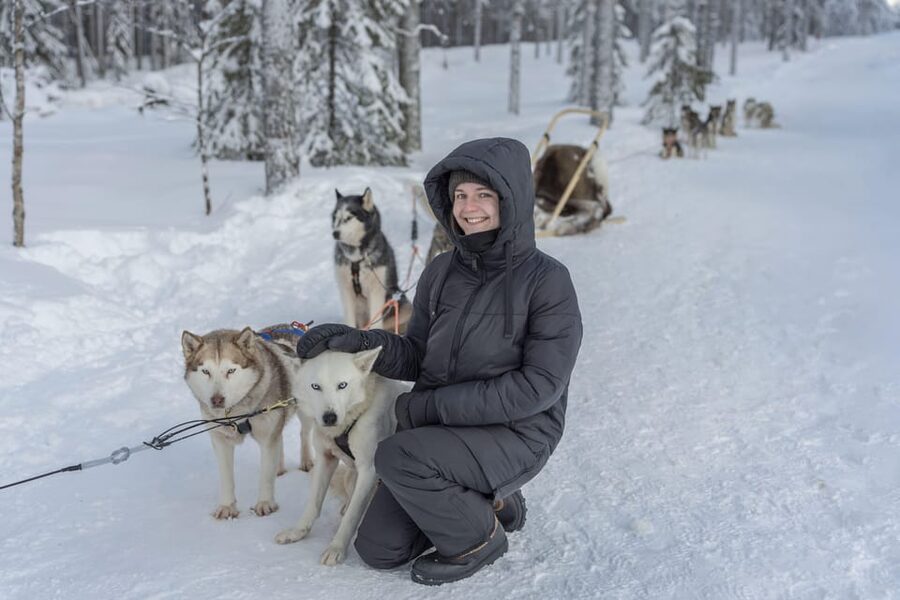 Rovaniemi: Snowmobile Safari, Reindeer & Husky Sleigh Ride - Getting ready at Santa Claus Holiday Village