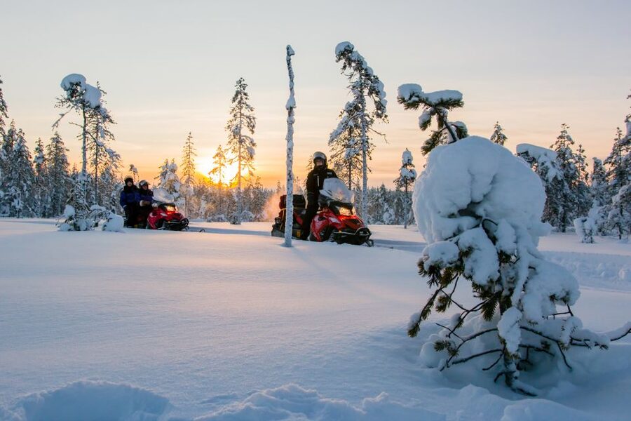 Rovaniemi: Snowmobile Safari to a Reindeer Farm - Meeting at Koskikatu 9 requires a little discipline