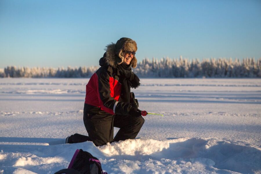 Ruka: Ice fishing trip - What you might catch, and what happens next