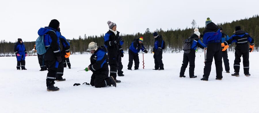 Saariselkä: Ice Fishing Safari by Snowmobile - What the $235 price really covers