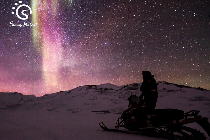 Searching Aurora with Snowmobile - Getting started at Sunny Safari