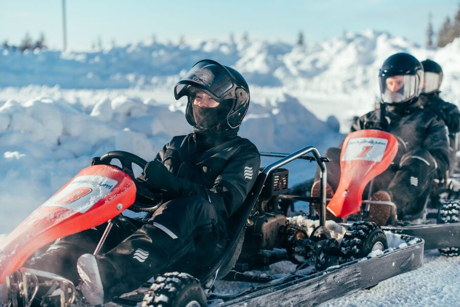 Sirkka: Levi Ice-Karting Experience with Optional Transfer - Arriving from Levi center or meeting at the track