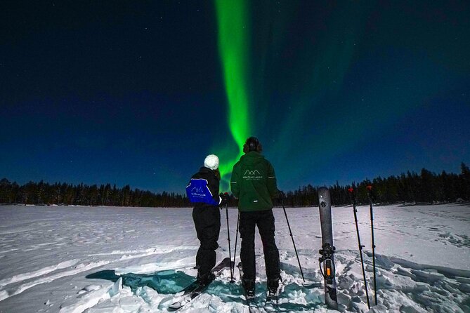 Ski Trekking under the Northern Lights - A Finnish fire break with sausages and hot chocolate