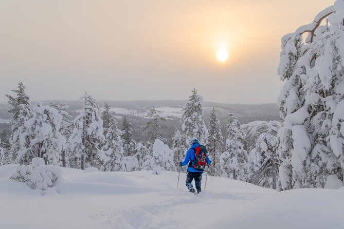 Small-Group Snowshoeing Adventure In Lapland - Learning to walk on Finnish snowshoes