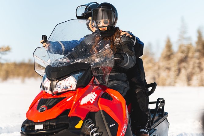 Snowmobile Safari into the Arctic Circle Forest - Choosing the right time of day