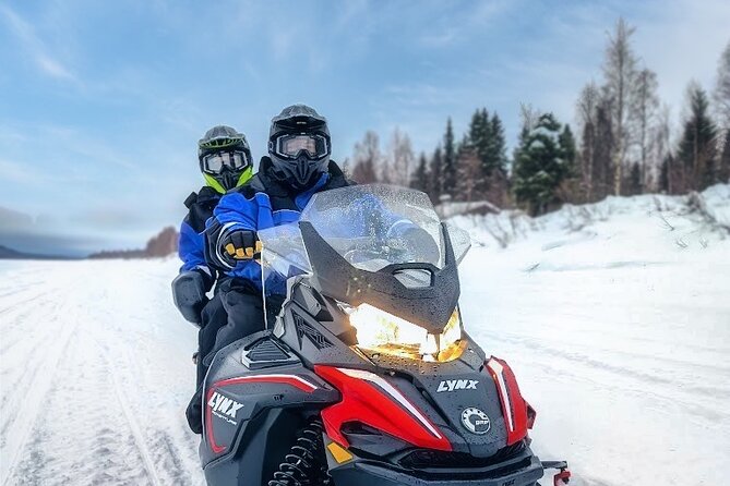 Snowmobile Tour with Small Group in Remote Wilderness 3 Hours - Leaving Rovaniemi for the white silence