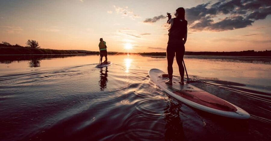 STAND UP paddle surf - Leaving Rovaniemi for the water