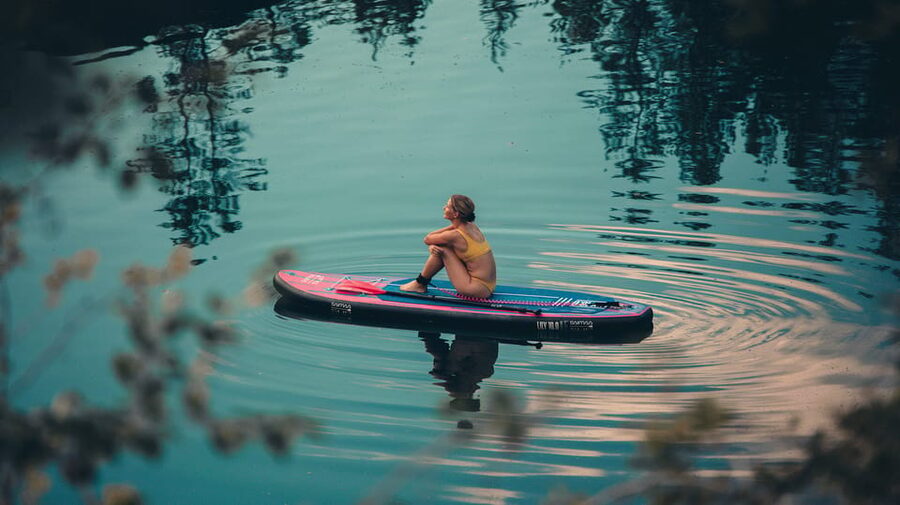 STAND UP paddle surf - Getting comfortable on a SUP board
